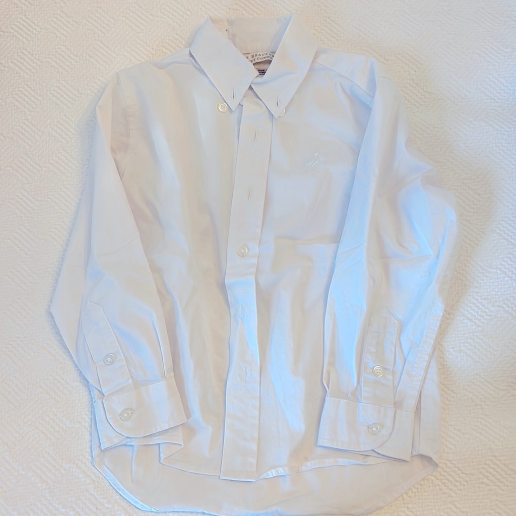 Tbbc Euc White Button Down